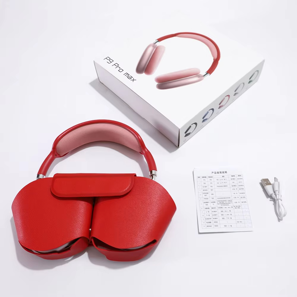 P9 Wireless Bluetooth Headphones Over-Ear HiFi Stereo Sound Foldable Sports Headset Noise Reduction Universal for iOS Android