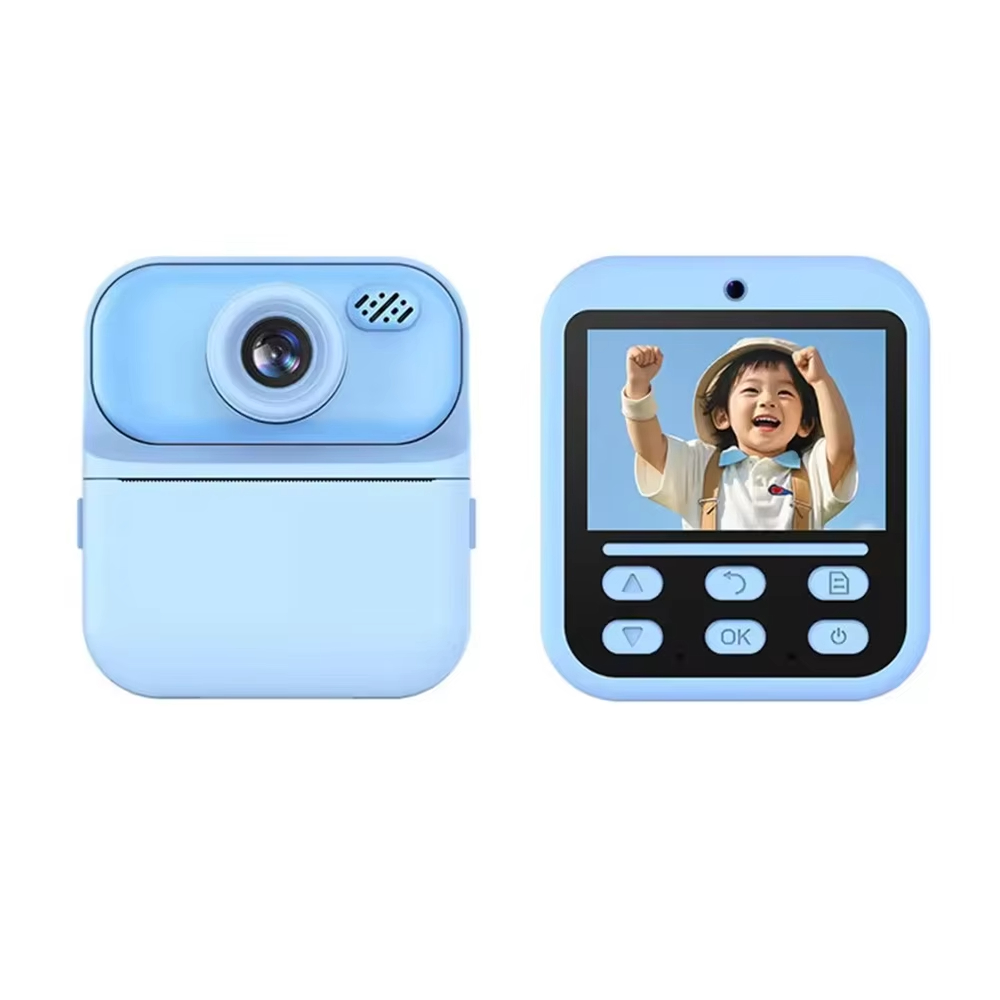 Instant Print Camera HD Digital Camera 2.4'' Instant Photo Printing Camera Portable Digital Camera for Girls Boys Birthday Gifts