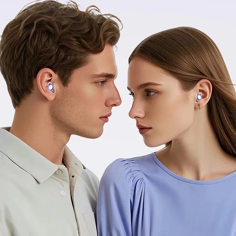 Bluetooth 5.4 Wireless Sleeping Ear Clip Earphones ENC Noise Reduction Ultra-Light Design with Stereo Sound Quality