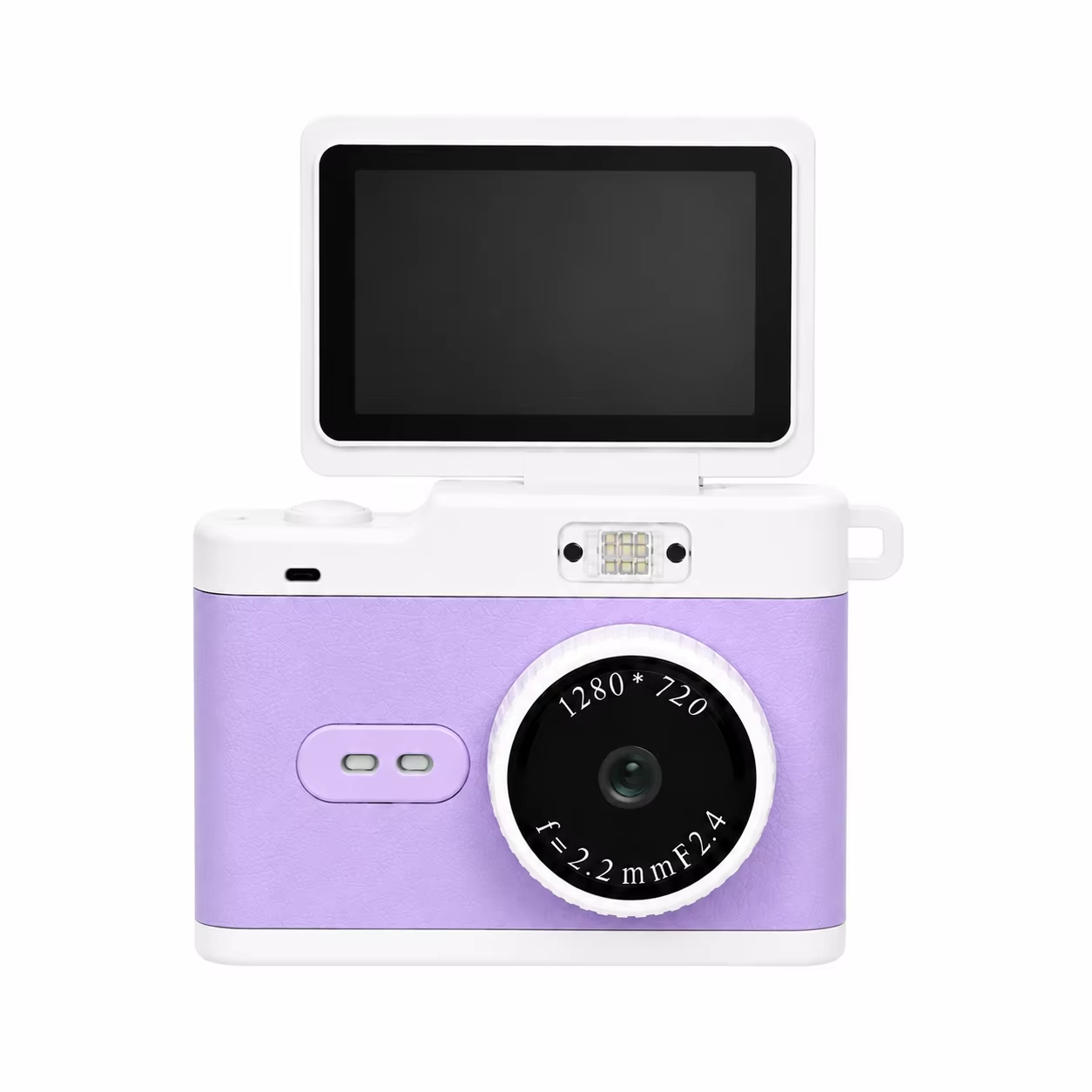 Vintage Mini Digital Camera, Portable Keychain Thumb Camera With Photo And Video, Retro Pocket Camera For Kids And Students