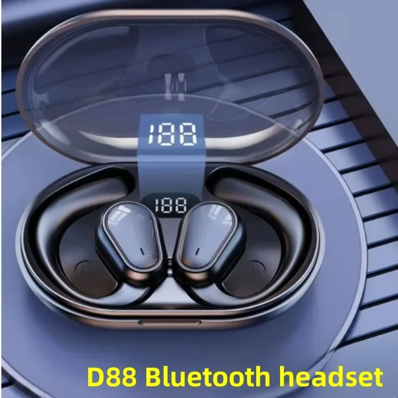 D88 Mini Earbuds Wireless Earphones Headphones Noise Reduction Sport Game Sleep Bluetooth Earbuds HIFI Stereo Music Headset