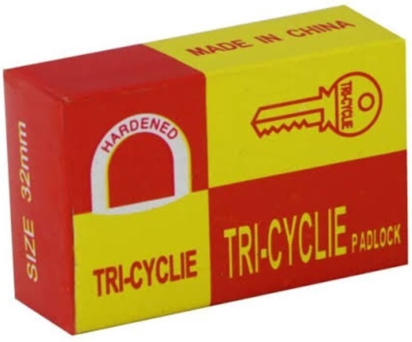 TRI‑CYCLIE Hardened Padlock
