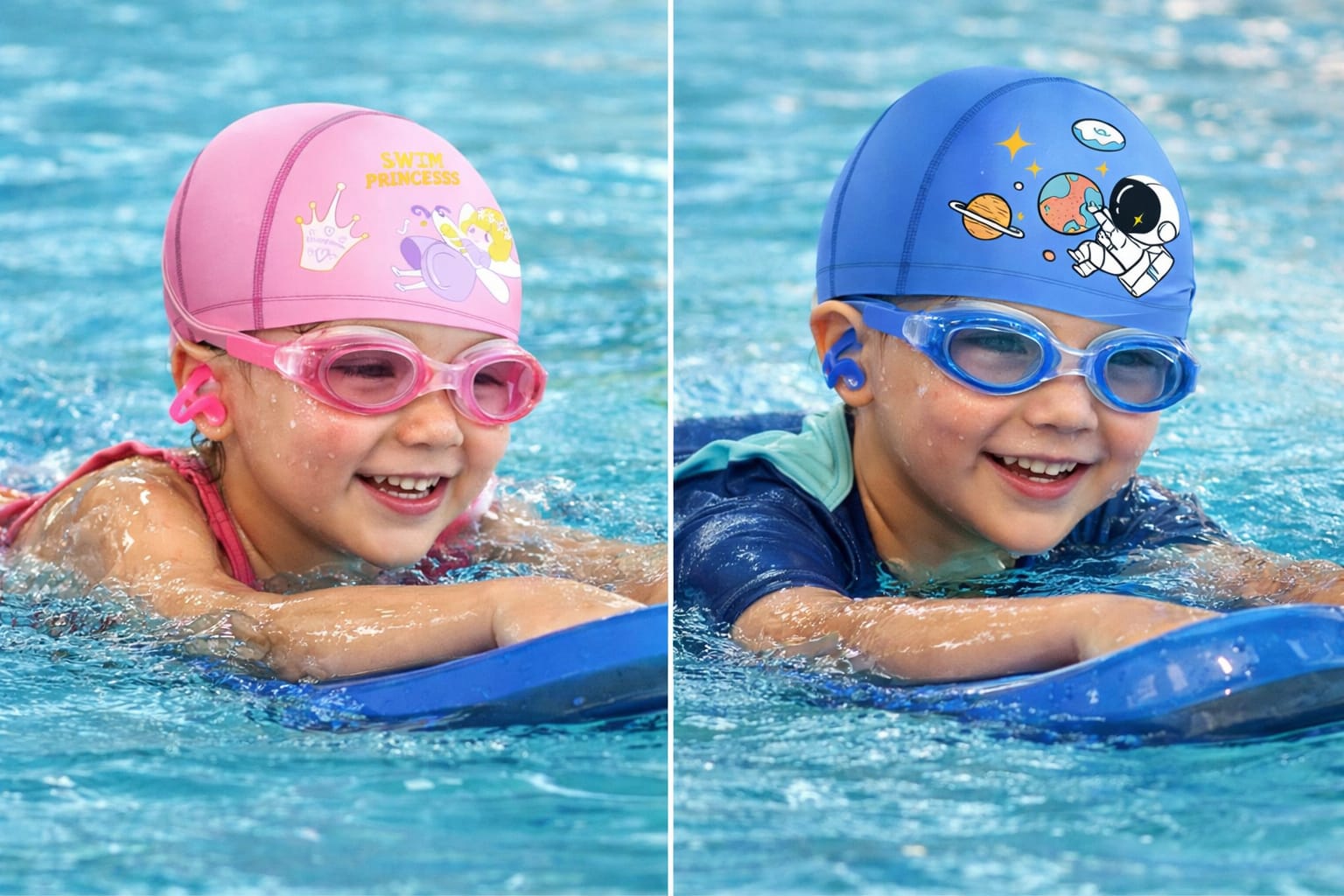 Swimming Goggles Set – 4 Colors for Kids & Adults