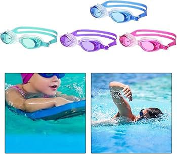 Swimming Goggles Set – 4 Colors for Kids & Adults