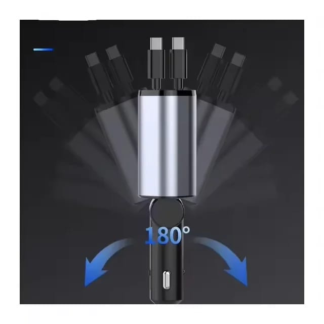 Dual USB Car Charger – 3.1A + 2.4A Fast Charging with Voltage Display