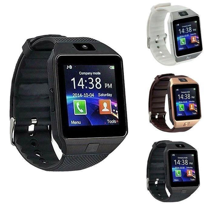 Smart 2030 Black Bluetooth Smartwatch, Smart Watch, Sports Fitness Tracker with SIM SD Card Slot Camera Pedometer Compatible with iOS Android for Kids Men Women - W007