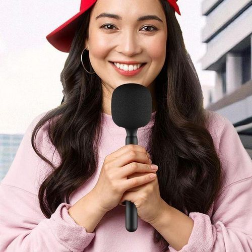 Microphone Holder fit for DJI, Hollyland, Rode, Movo Wireless Mic Stand Handheld Stick