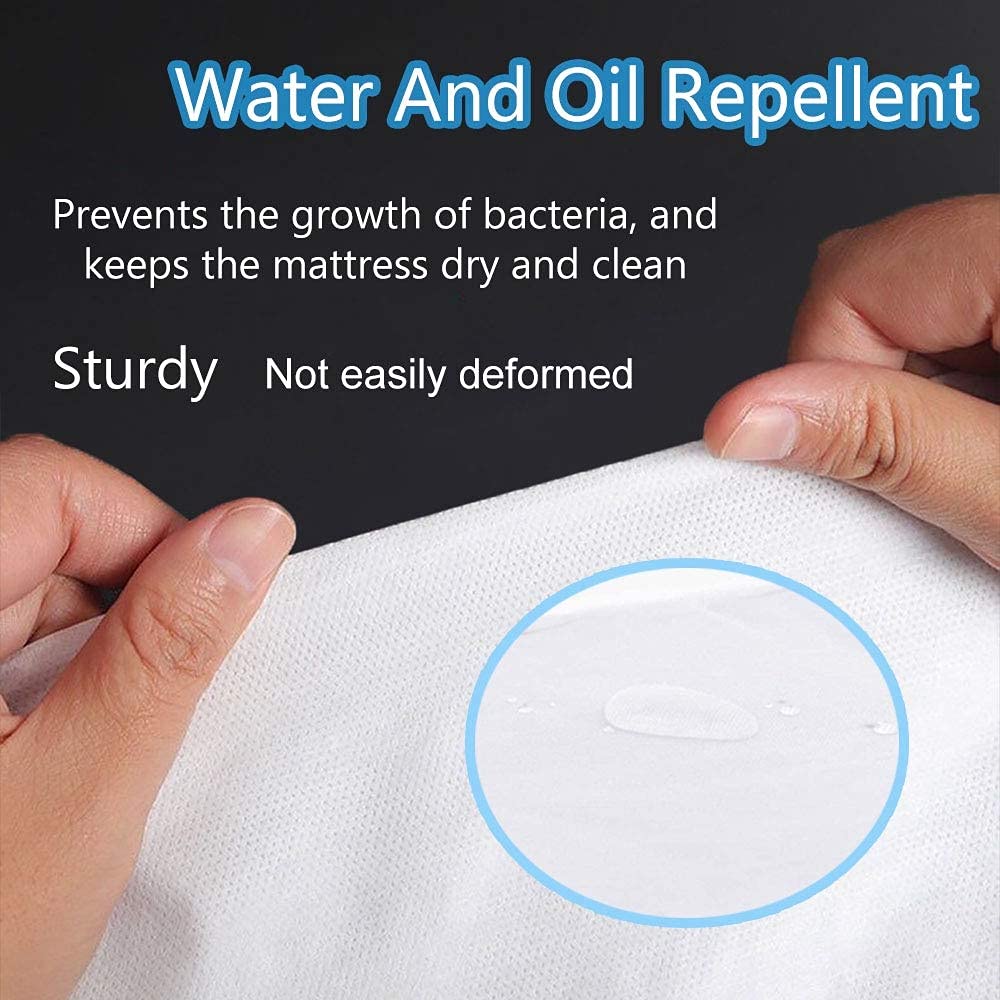 10 Pcs Disposable Bed Sheets,Massage Bed Sheets,Non-woven Disposable Waterproof Cloth Thicken Sterile Sanitary Napkins, Beauty Salon, Massage, Tattoo, pedicure, Hotel, Physiotherapy shop, Elderly care