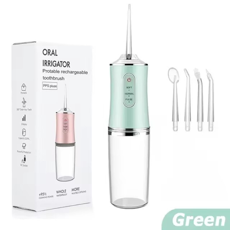 🦷 Portable Rechargeable Oral Irrigator Water Flosser 💧✨ Keep your teeth and gums healthier with this powerful Portable Rechargeable Oral Irrigator. Designed to remove food particles, plaque, and ba