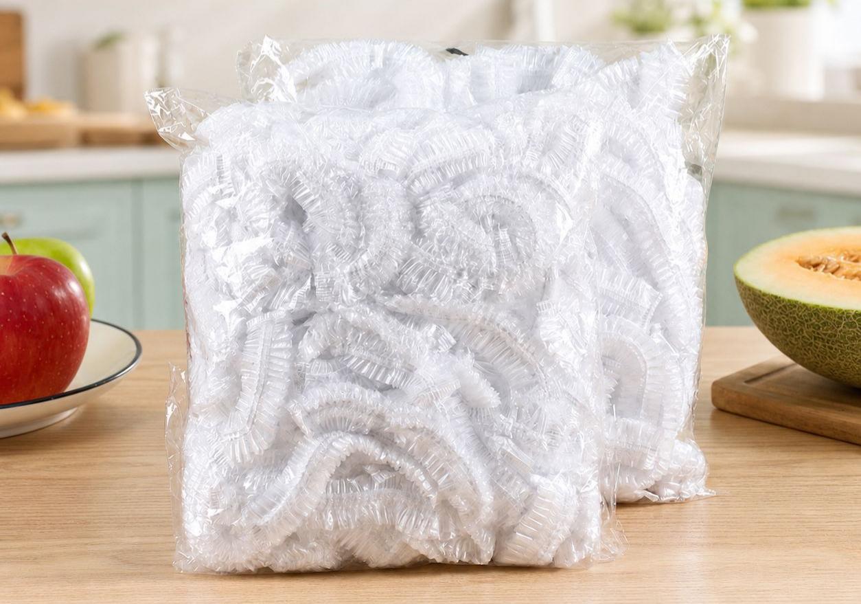 Disposable Plastic Fresh-Keeping Covers, Wholesale Food-Grade Cling Wrap Covers, Kitchen Sealing Food Covers
