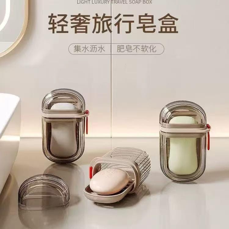 NEW Arrival!! Portable Travel Soap Box and Toothbrush Holder Set, Compact and Durable Design for Keeping Soap and Toothbrushes Organized, Leak-Proof and Convenient for Travel or Home Use