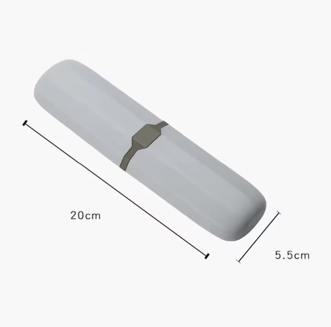 Portable Travel Toothbrush & Toothpaste Holder Case – Multi-Use Storage Box