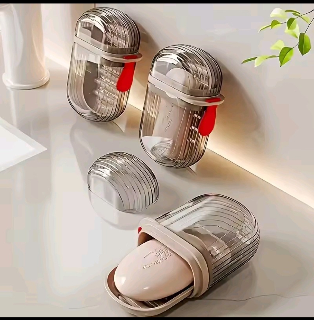 NEW Arrival!! Portable Travel Soap Box and Toothbrush Holder Set, Compact and Durable Design for Keeping Soap and Toothbrushes Organized, Leak-Proof and Convenient for Travel or Home Use