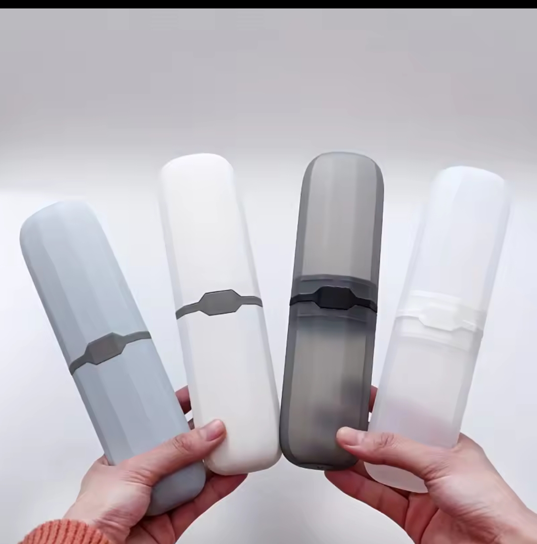 Portable Travel Toothbrush & Toothpaste Holder Case – Multi-Use Storage Box
