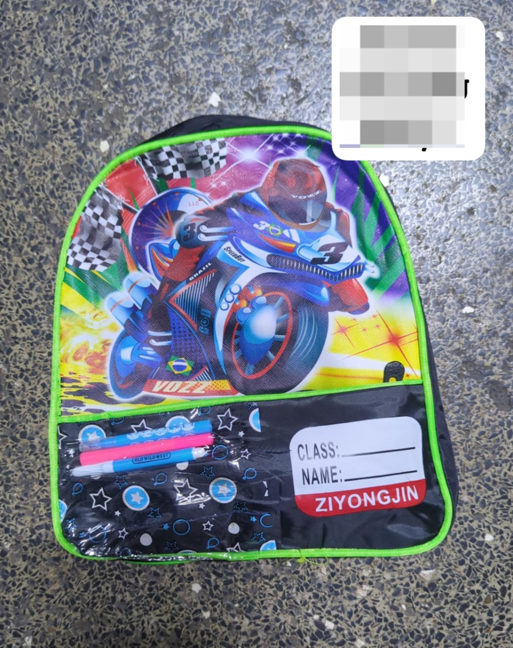 BACK TO SCHOOL Cartoon Themed Kids Racing Car School Backpack with Front Pocket, Colorful Lightweight Book Bag for Preschool, PP1 - PP2