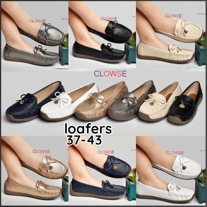 ⚡LOAFERS ⚡Women High quality non-slip loafers ⚡all time wearing fashioned closed toe water proof flat shoes🔥Easy walk with and very cute as in picture🥰super energetic light women loafers😘