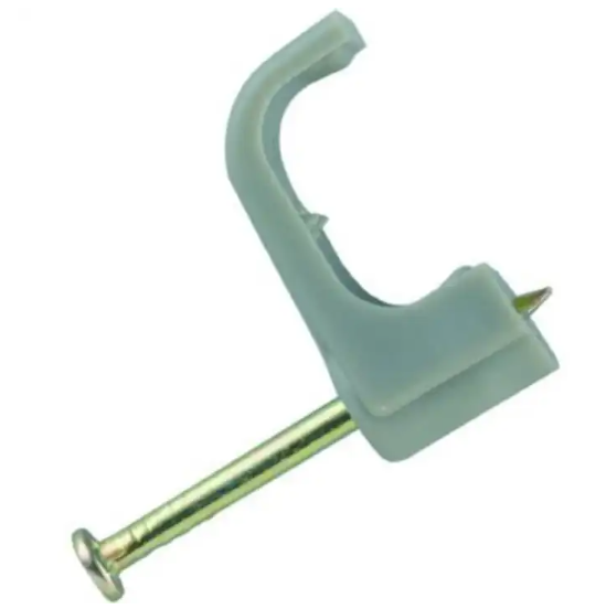 Nail Cable Clips Flat 100Pcs.