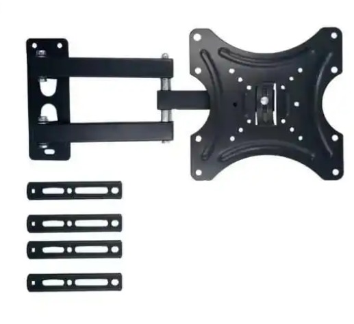 TV Wall Mount TV Stand 14″-55″ Steel Material Fixed - Swivel Solid Wall Black Quality product rotating wall bracket 14 inch to 55 inch support affordable HDL-11