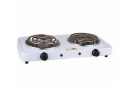 Electric Tabletop Double Hotplate Coil Cooker – Dual Burner.