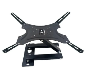 Home Design Heavy Duty Full Motion 360 Degree TV MOUNT - 14 inch -55 inch TILT ROTATING WALL MOUNT BRACKET + EXTRA BONUS TV GUARD SURGE POWER PROTECTOR& 4 Way Power Extension Cable