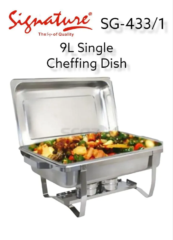 9 Litres Durable Signature Heavy duty chaffing dishes