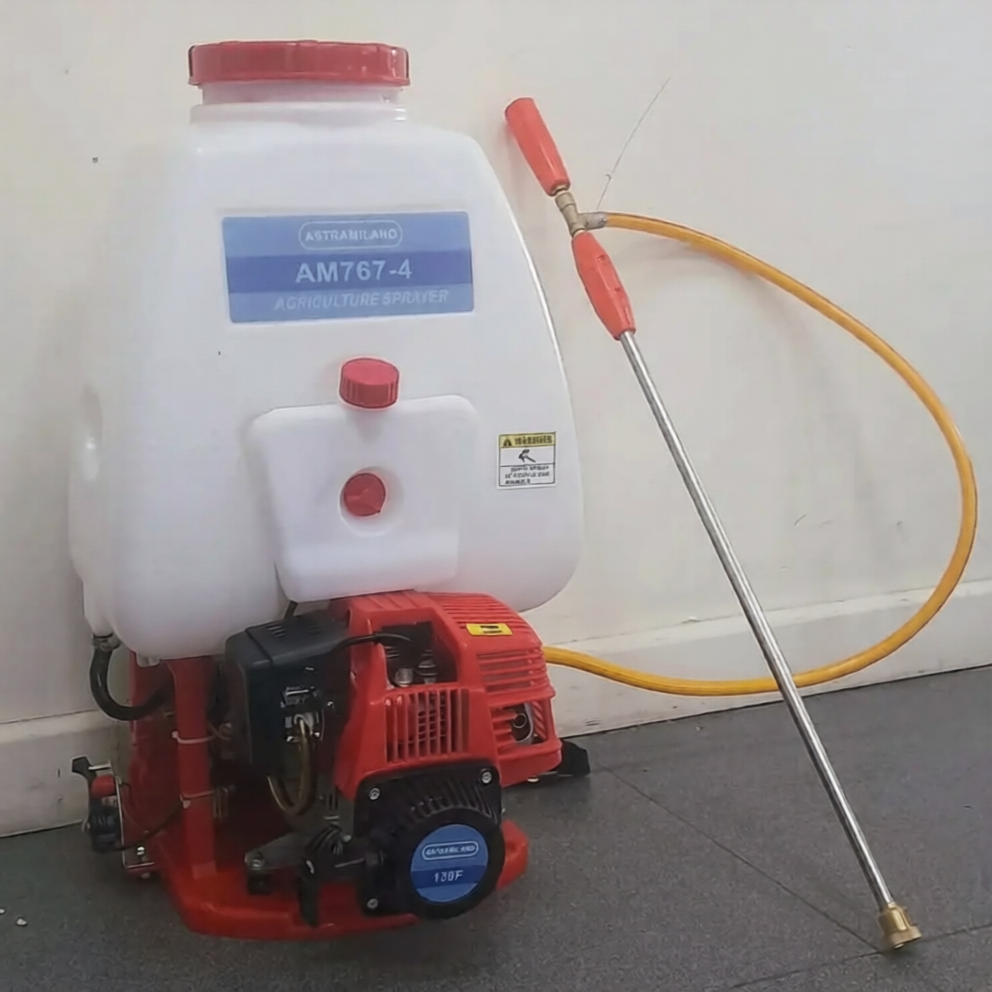 Premium 4 Stroke  25Ltrs High Performance Petrol Engine Knapsack Power Agricultural Sprayer