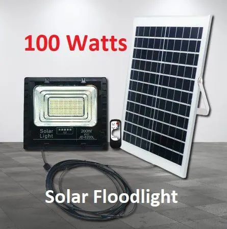 Solar Flood Light (60W-1000W) with remote controller