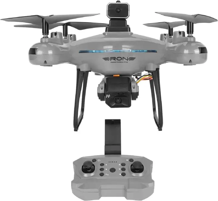 KY102 RC Drone Gray Quadcopter Toy Optical Flow Hovering Obstacle Avoidance 1800mAh Battery