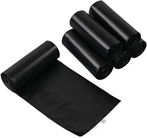 Trash bags,Black Garbage Bags - 50 Pcs Heavy Duty Dustbin Liners (80x60cm) - Strong & Tear-Resistant Rubbish Bags for Home, Office & Kitchen Waste.