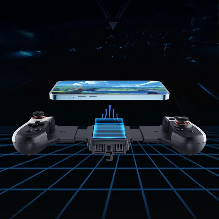 Mobile Phone Gaming Controller with Cooler