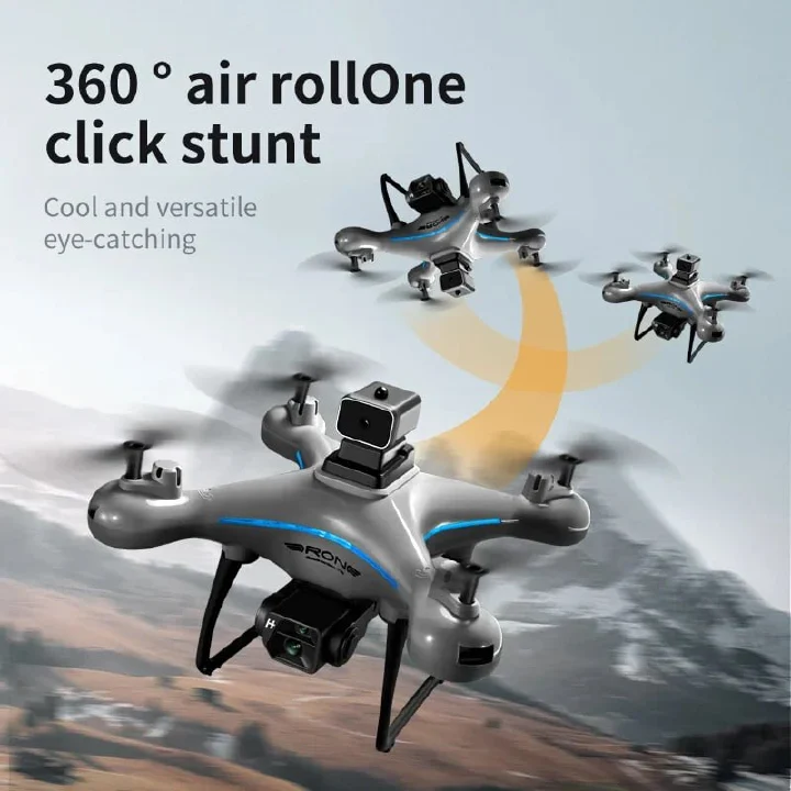 KY102 RC Drone Gray Quadcopter Toy Optical Flow Hovering Obstacle Avoidance 1800mAh Battery