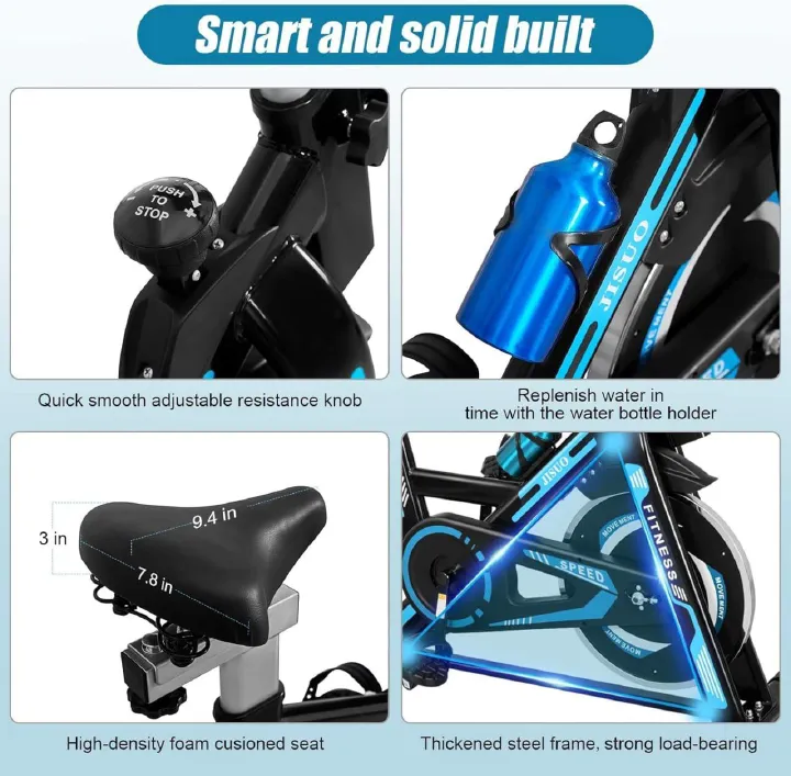 Exercise Spin Bike For Home Use | Multifunctional Display Exercise Spin Bike For Home/Commercial Use
