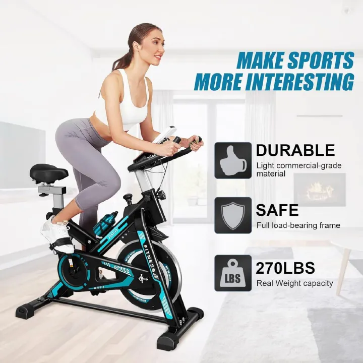 Exercise Spin Bike For Home Use | Multifunctional Display Exercise Spin Bike For Home/Commercial Use