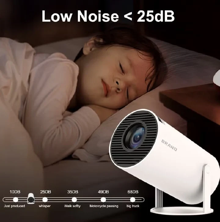 2026 Newest Smart Android 11 Home Theater Projector Portable Auto HD Projector HY300 Mini 4k Android Video Projector