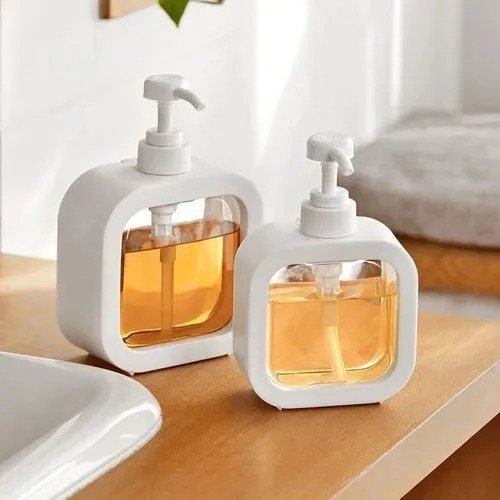 OFFER OFFER !!! Apothecary Dispenser Bottle for Bathroom and Kitchen Shampoo Lotion Oil Shower Soap Hand Soap Dish Soap Gift 300ml Refillable Premium Pump Container