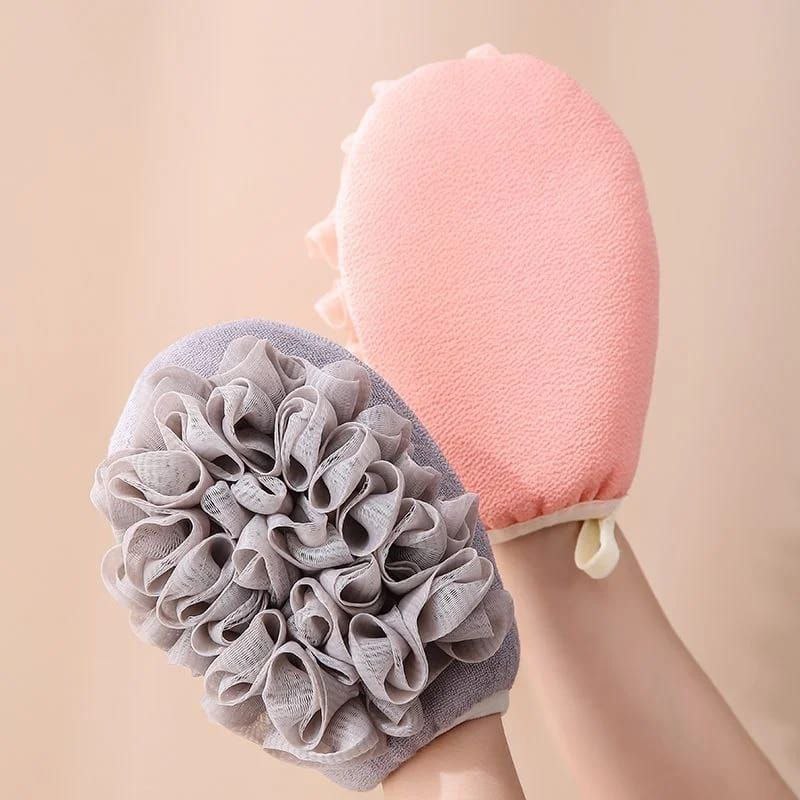 Exfoliating Bathing Glove, Long-Last Loofah Mitt for Deep Cleansing, Body Scrub & Skin Polishing ,Soft Yet Effective for Shower, Spa & Daily use...