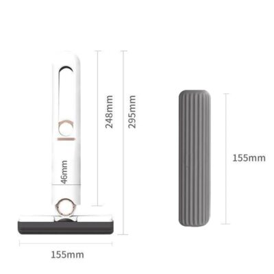 Self squeezing desktop mini mop