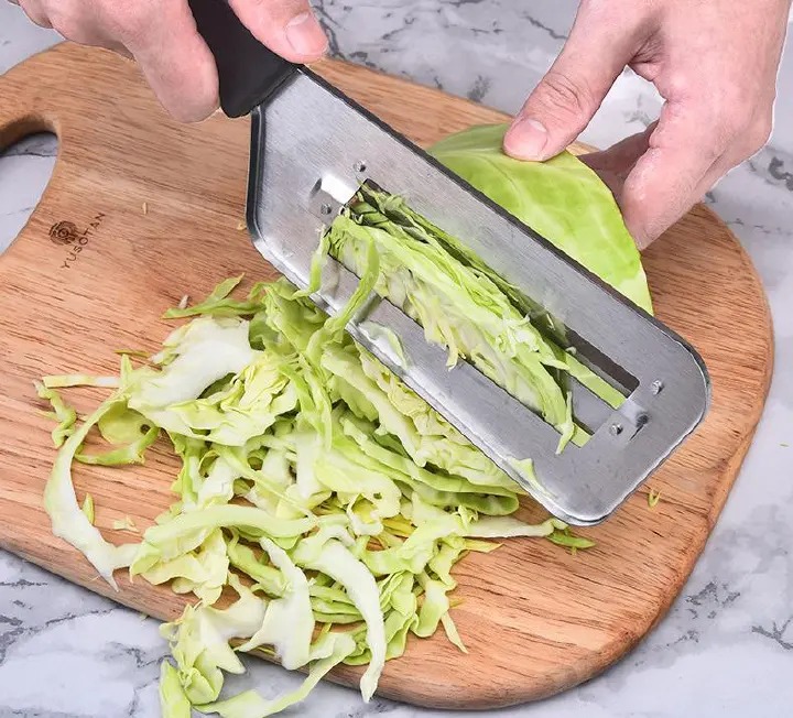 NEW ARRIVAL !! Stainless Steel Cabbage Slicer Multi-functional Cabbage Slicer with Handle Suitable for Slicing Cabbage and Vegetables
