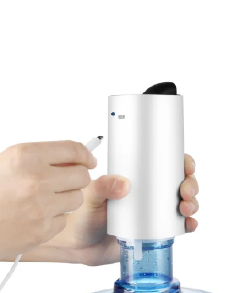 ElectroMate EM Rechargeable Electric Water Dispenser Pump for 5-Gallon Bottles – Portable USB Charging Automatic Water Pump with One-Touch Tap for Home, Office, Camping & Travel