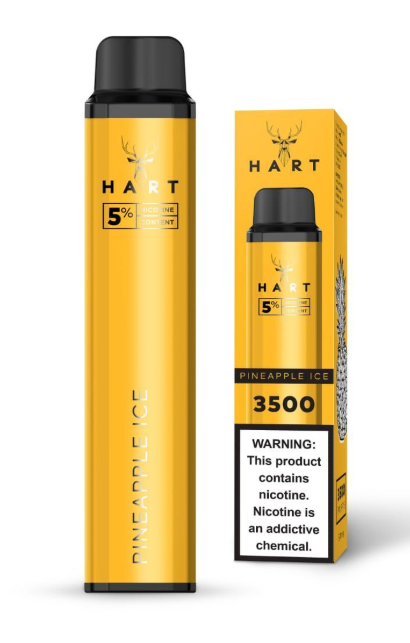 3,500 Puffs HART Disposable Vape | Rechargeable Electronic Vape | Sleek Design | Long-Lasting Performance