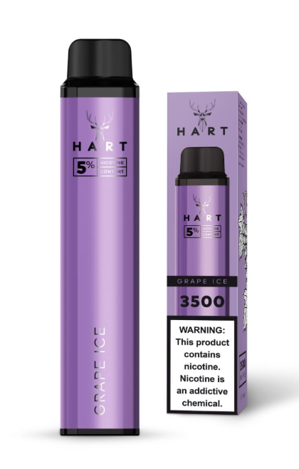 3,500 Puffs HART Disposable Vape | Rechargeable Electronic Vape | Sleek Design | Long-Lasting Performance
