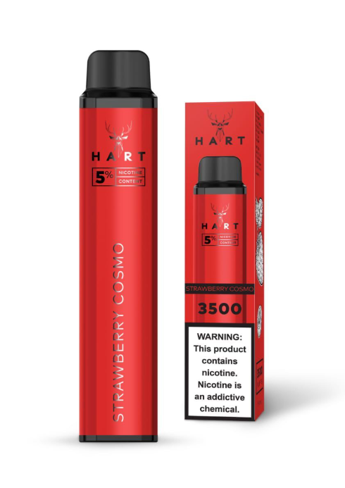 3,500 Puffs HART Disposable Vape | Rechargeable Electronic Vape | Sleek Design | Long-Lasting Performance