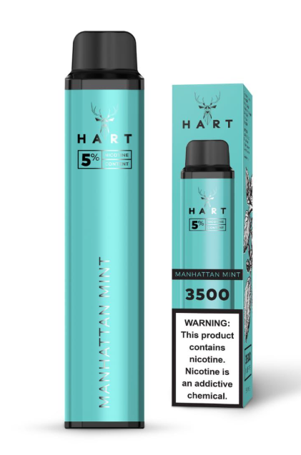 3,500 Puffs HART Disposable Vape | Rechargeable Electronic Vape | Sleek Design | Long-Lasting Performance