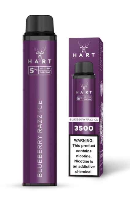 3,500 Puffs HART Disposable Vape | Rechargeable Electronic Vape | Sleek Design | Long-Lasting Performance