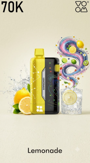 70,000 Puffs VOOM Meteor Smart Disposable Vape |10W–30W Adjustable Power | USB Type-C Rechargeable