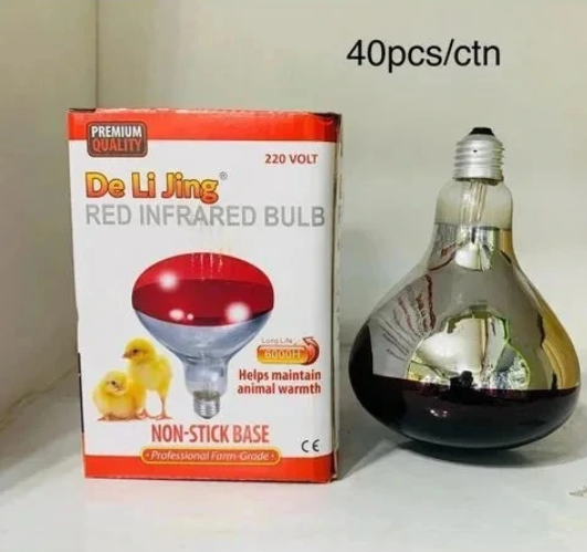 Chicken Brooder Heat Lamp Bulb – Reliable Warming Bulb for Chicks, Ducklings, Quails & Other Young Poultry,Provide your young poultry with the warmth they need to thrive.