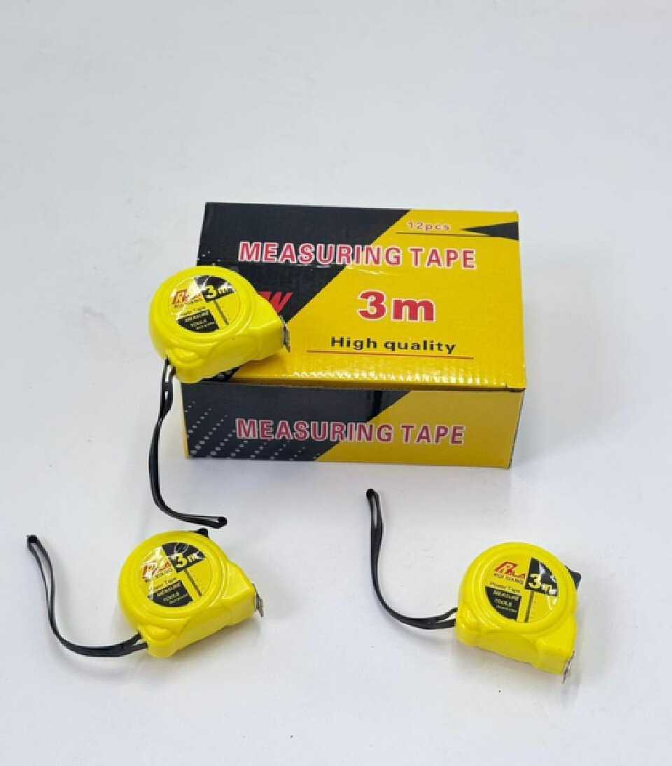 Heavy-Duty Measuring Tape – Durable Compact Tape Measure with Lock Button, Wrist Strap & Easy-Read Markings