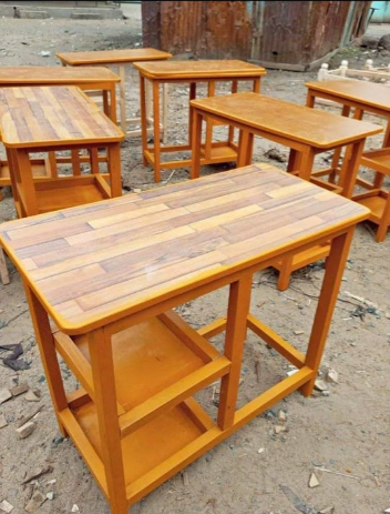 Modern strong and classic kitchen table,Wooden strong Kitchen table with racks. suitable for  cooking Meko.as picture