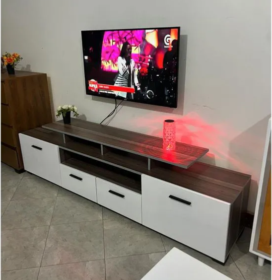 SMART DESIGN Classic Modern TV Stand Can Fit upto 55 Inch TV High Quality Wooden TV Stand Stylish and Durable