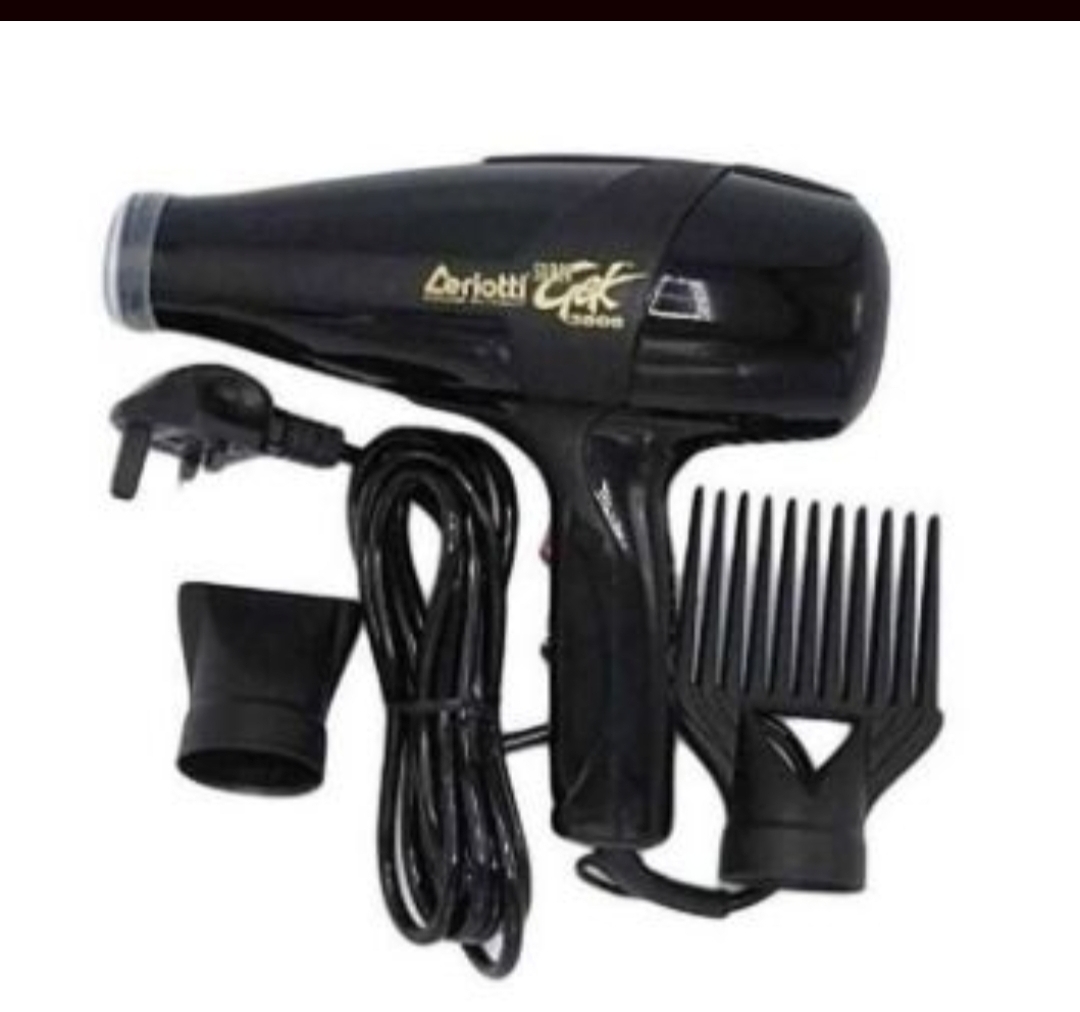 Ceriotti GEK 3800W Professional Salon Hair Dryer – High Power Blow Dryer for Fast Drying, Styling & Salon Use, Ceramic & Ionic Technology, C.E Certified